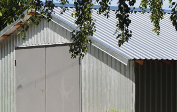 repairing Rossmore metal garage roofing